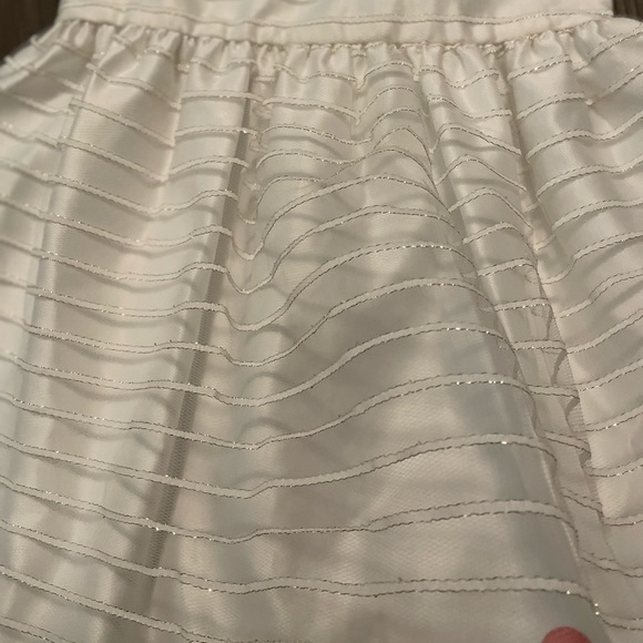 Katie M White and Gold Sleeveless Scoop Neck A-Line Dress size 5-NWOT - Picture 4 of 8